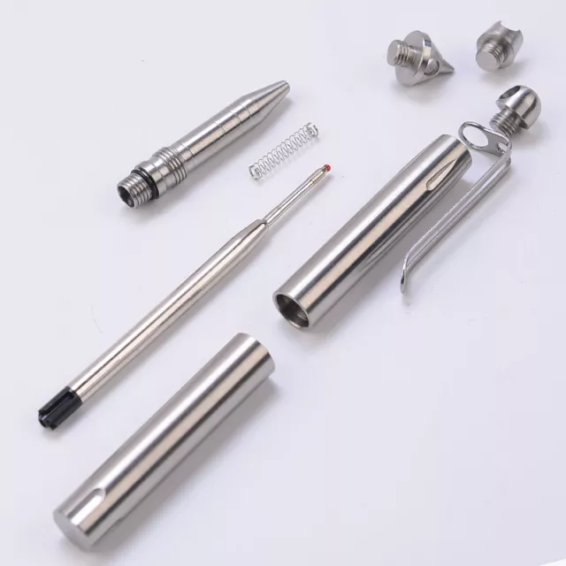 EDC Titanium Automatic Tactical Pen Stainless Steel Pen EDC Core Signature Pen
