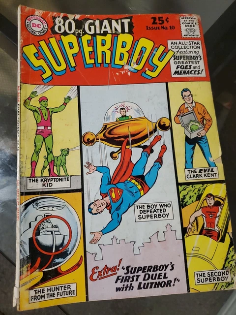 80 Pg. Giant Superboy No. 10-1965-All-Star Collection