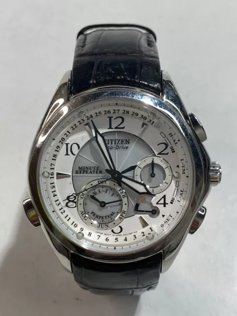 Citizen EcoDrive Minute Repeater 42mm Men's Watch, Pre Owned, Doesn't Run(5-#90)