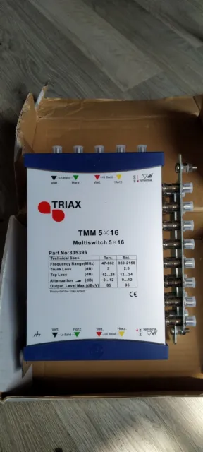 Triax TMM 5 x 16 Multiswitch Part  305396