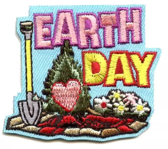 Girl Boy Cub EARTH DAY Blue Event Patches Crests Badges SCOUT GUIDE Celebration