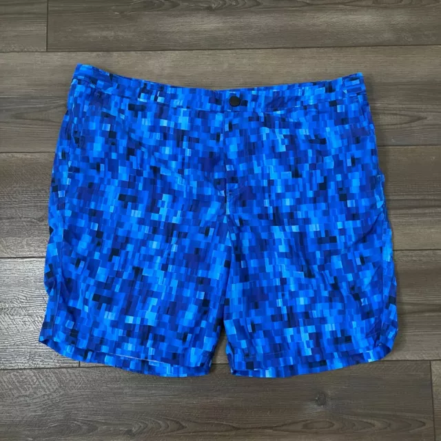 Paul Smith Swim Shorts Mens Size XXL Blue Trunks Pockets Swimwear