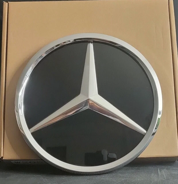 BOROCO Griglia anteriore emblema logo anello nero lucido esterno distintivo decorazione copertura adesivi di ricambio per Alfa Romeo Stelvio 2017 al 2023