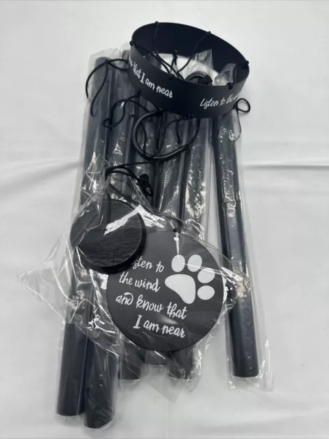 Pet Memorial Wind Chime Pet Remembrance Gift Loss of Dog Memoria... Know Im Near