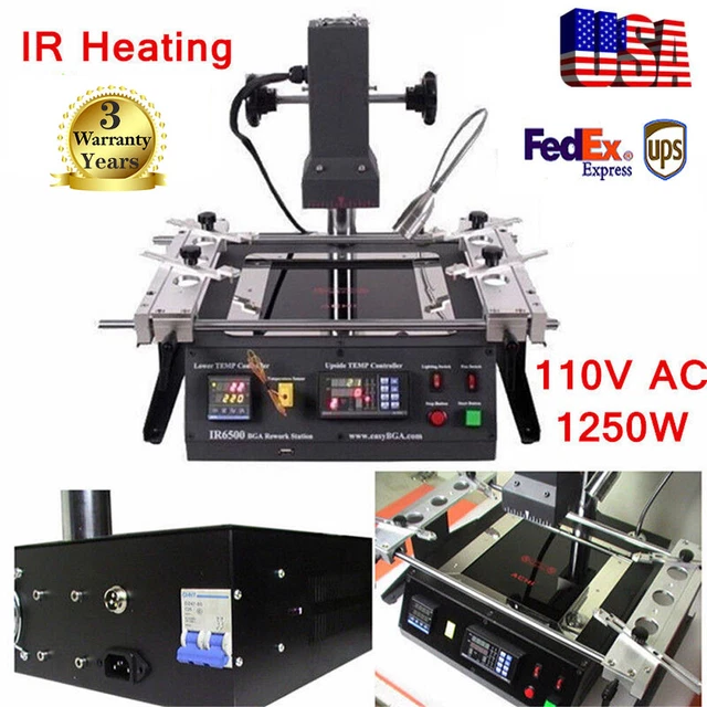 110V BGA Rework Station Xbox360 PS3 Infrared Soldering&Welding Reballing IR6500