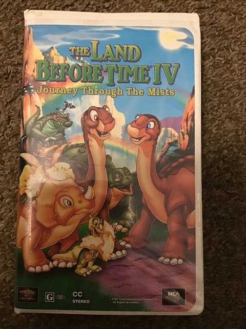 VHS THE LAND Before Time IV: Journey Through the Mists (VHS, 1996 ...
