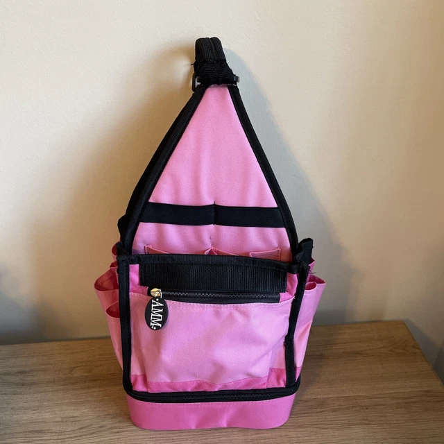AMMs The Original Te-Ally Cool On-the-Go Libro de recortes Lona Artesanal Rosa/Marrón Bolso