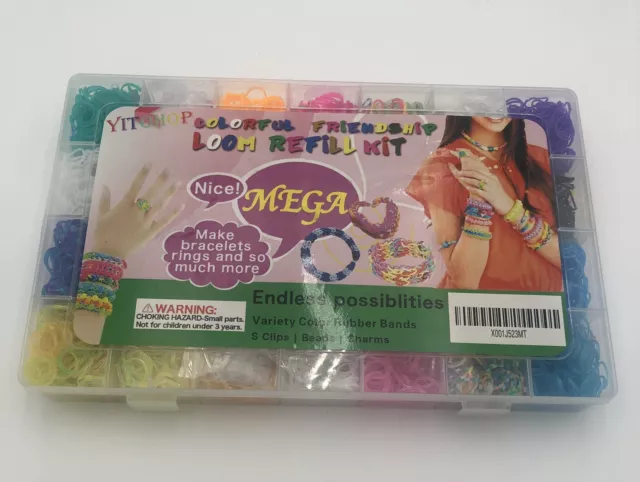 Kit de recarga de telar de amistad colorido hágalo usted mismo