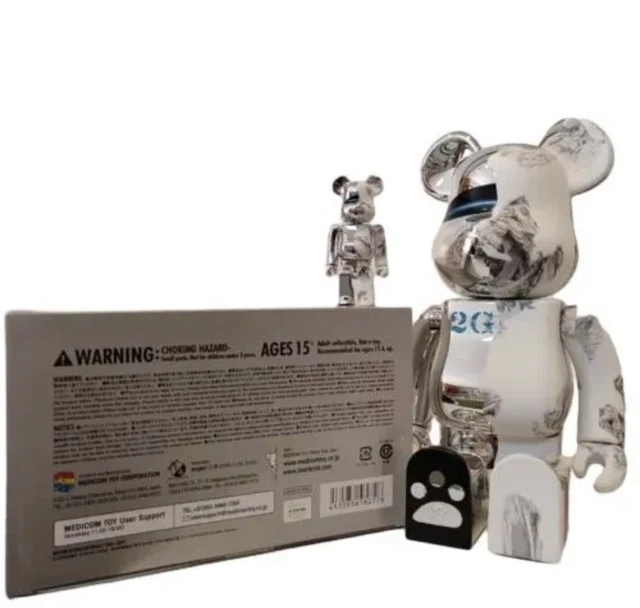 MEDICOM TOY - BE@RBRICK SORAYAMA × Daniel Arsham 400% BE@RBRICK 400% + 100% 2G Sorayama x Daniel Arsham – 3WhiteDots