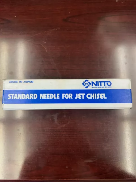New Nitto Standard Needle for Jet Chisel 1 Box of 100 Size 3 X 180