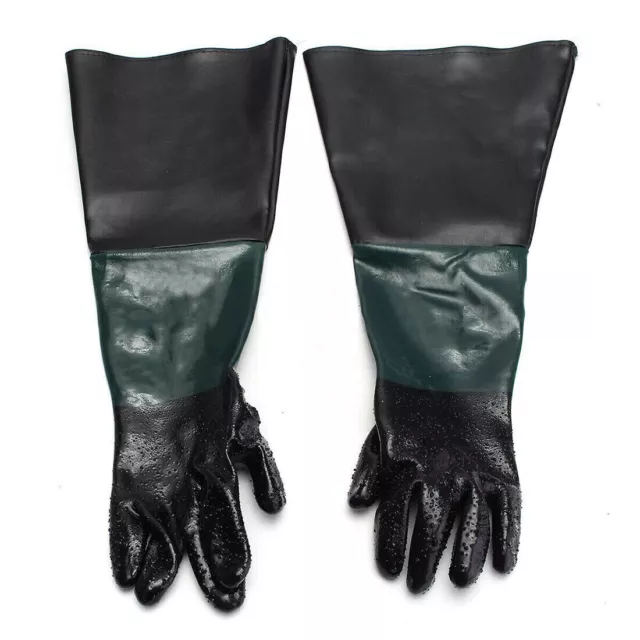 24''x12'' Sandblasting Non Slip Gloves for SandBlast Sand Cabinet Blasting UK