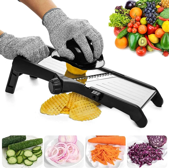 PROFESSIONAL MANDOLIN SLICER Julienne Cutter Chopper Fruit Vegetable