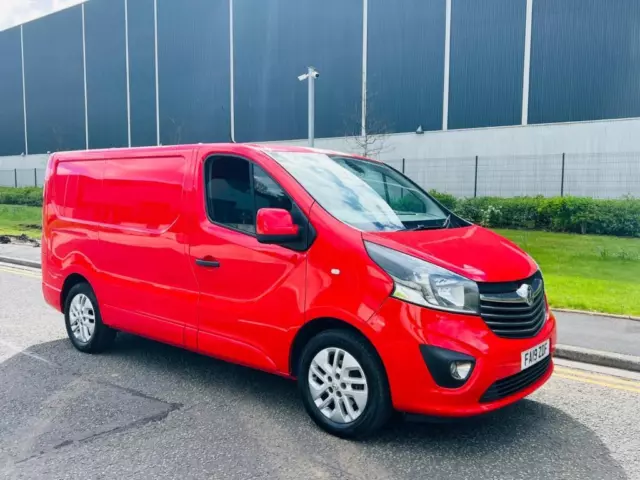 2019/19 Vauxhall Vivaro Sportive Ltd Edition 1.6 Cdti 125 Ps Biturbo-L1 Swb-Red!