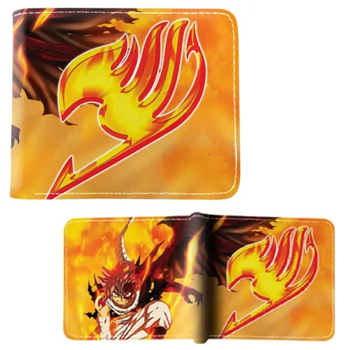 New Fairy Tail Guild Symbol FAIRY TAIL BiFold Wallet Feari Teiru Credit Card
