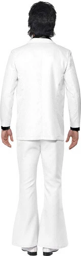 (M) - White disco costume for men. SMIFFYS. Huge Saving