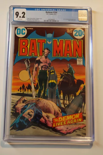 BATMAN #244 in CGC 9.2 NM-, Neal Adams art and great cover!