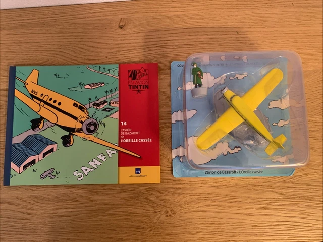 Figurine Tintin N°45 : Hydravion De La Poste Aérienne - L'Oreille Cassée, Neuve
