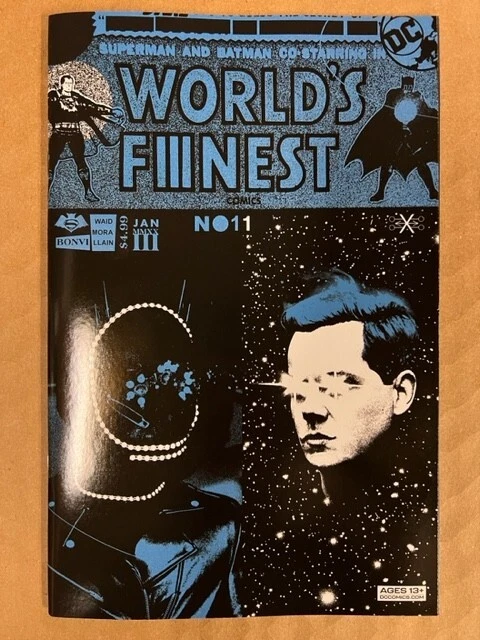 Batman/Superman Worlds Finest #11 2023 Jack White Variant Cover DC Comics 2nd Pt