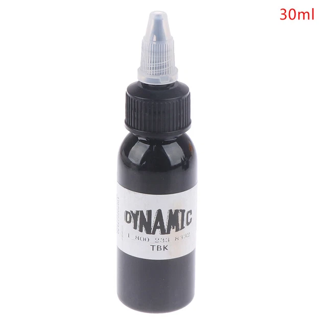 Set inchiostro tatuaggio nero 30/60/90/120 ml bottiglia pigmento colori trucco permanente