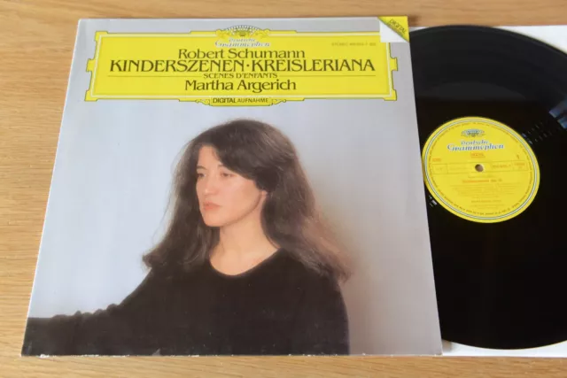 Schumann  Martha Argerich ‎Kinderszenen  Kreisleriana LP DGG Digital 410 653-1