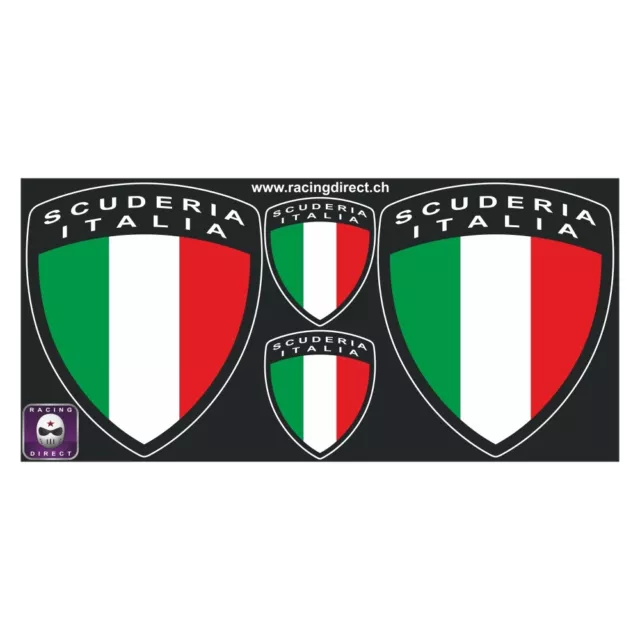 Autocollant FIAT Scuderia Italia sticker aufkleber adesivo 500 500x Punto 0058