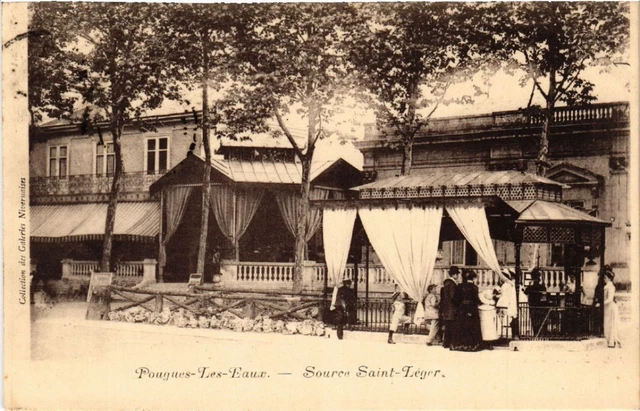 CPA POUGUES-les-EAUX - Sources St-LEGER (456822)