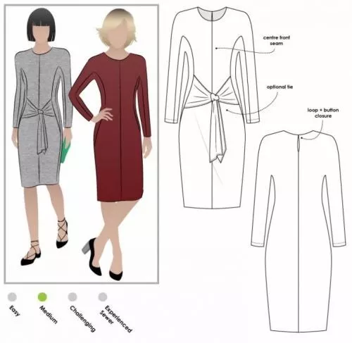 Style Arc Sewing Pattern Serena Dress Sizes 18-30