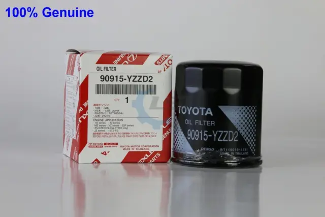 1 x Toyota Genuine Oil Filter 90915-YZZD2 X ref: Z418