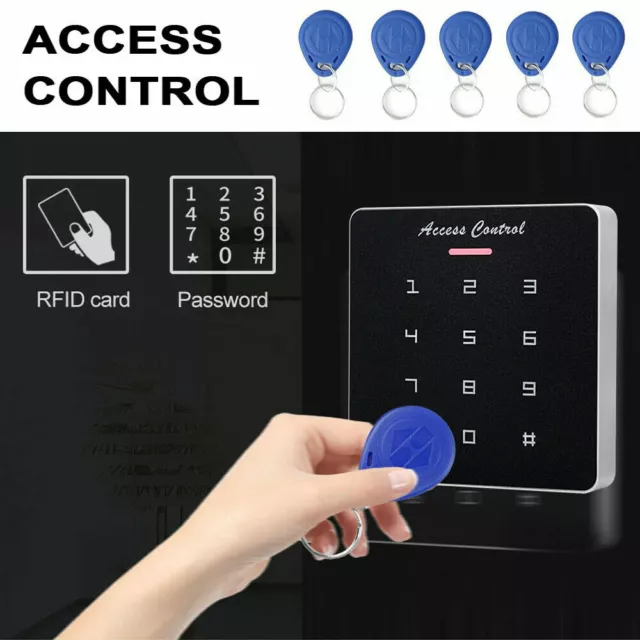 Wiegand 26 Password RFID Card Reader Access System Contactless Keypad Controller