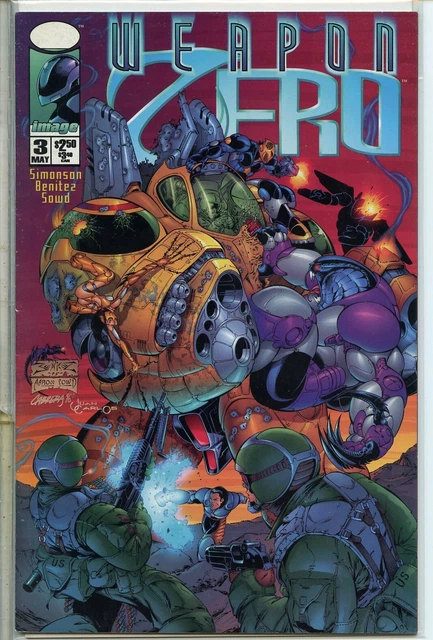 Weapon Zero 1995 series # 3 fine comic book