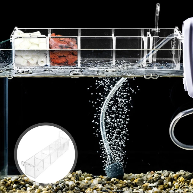 Clip Per Coperchio Acquario - 2 Pezzi In Acrilico Trasparente, Per Vetro, Antifuga