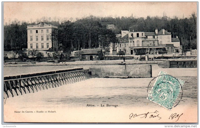 94 ABLON - vue sur le barrage
