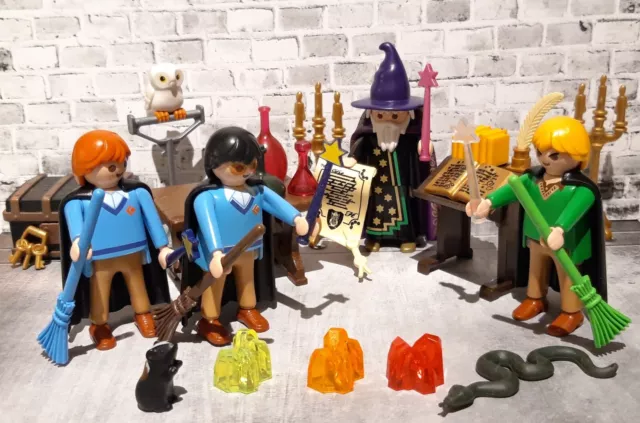 PLAYMOBIL HARRY POTTER Ron Draco Albus Figurine Hogwarts Potions Baguette  EUR 35,99 - PicClick FR