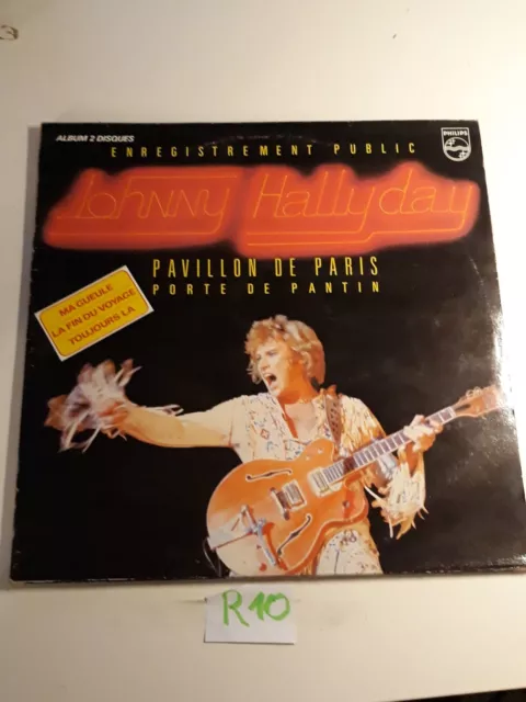 Johnny Hallyday Pavillon De Paris - LP 33T x 2 / en bon état