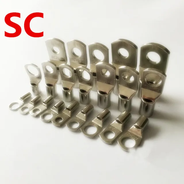 Tinned Copper Cable Lugs Terminals Welding Battery Marine Cable Wire Connection
