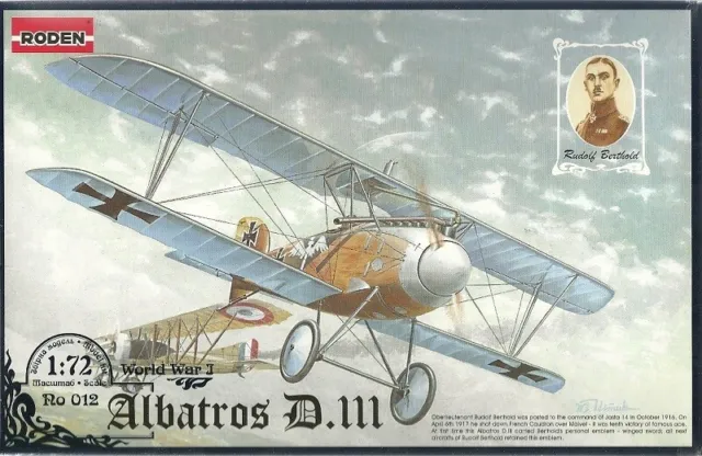 RODEN 012 - Albatros (D) . III Ww I - 1:72