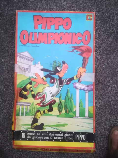 Gioco Da Tavolo "Pippo Olimpionico" Clementoni Walt Disney Anni 70