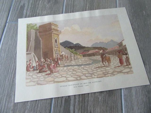 GRABADO GRANDE RIO DE JANEIRO BRASIL fuente