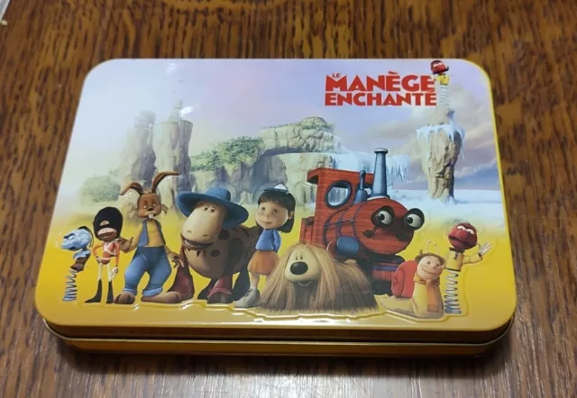 Coffret Métal Le Manège Enchanté Avec 2 Jeux France. Cartes 2005