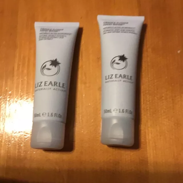 Liz Earle Hand Repair ORANGE FLOWER Hand Cream 50ml X 2 = 100ml. New & Unused