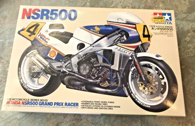 Tamiya 14055 Rothmans Honda NSR500  1/12 model kit. Clear cowl Wayne Gardner....