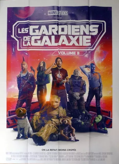 Guardians Of The Galaxy Vol 3 - Pratt / Gunn -Original Large French Movie Poster