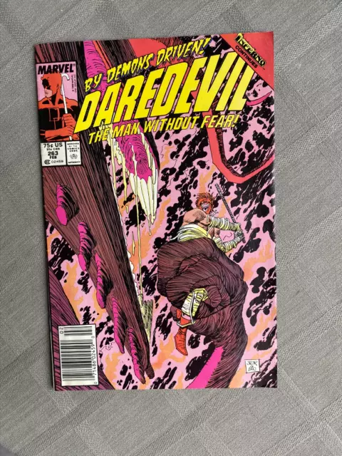 Daredevil Volume 1 N º 263 1989 En en Buen Estado / Tbe / Fino