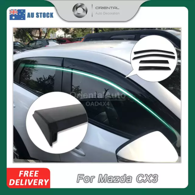 Injection Weathershields Weather Shields Window Visor for Mazda CX3 2015+