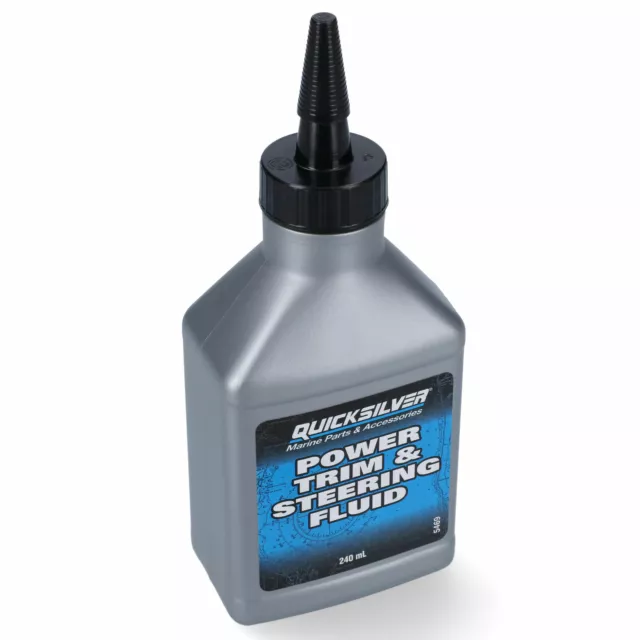 240ml Quicksilver Power Trim Tilt & Steering Fluid for Johnson Evinrude Outboard