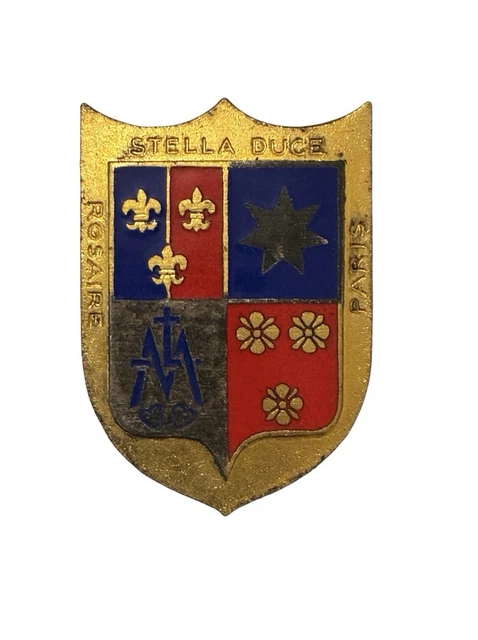 Signet Vierge Marie de 6X14 cm - recto verso