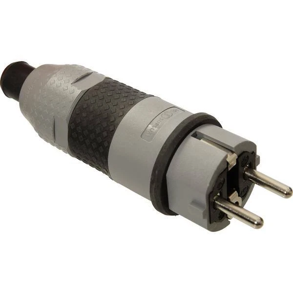 As schwabe 62232 spina di sicurezza 230 v grigio ip54