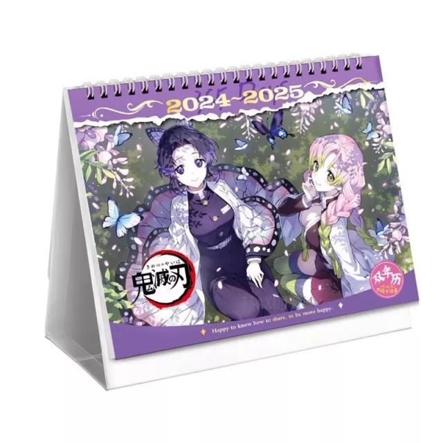 ANIME DEMON SLAYER 20252025 Desk Calendar Year Calendar Gifts Table