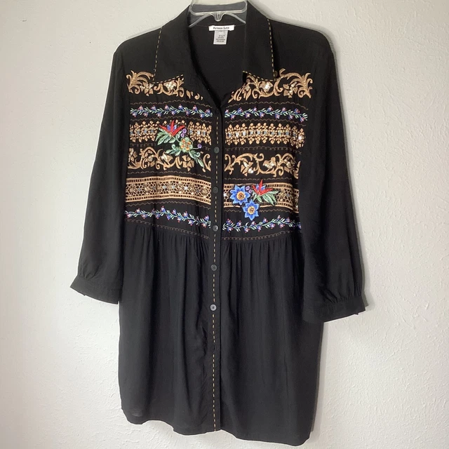 Krista Lee Embroidered Tunic L