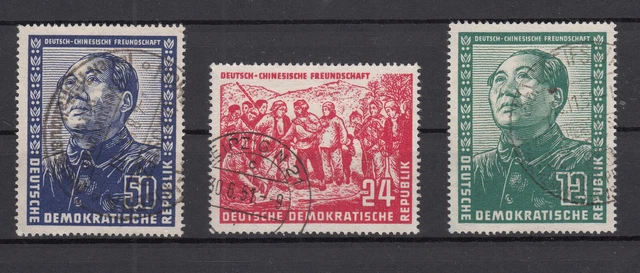 DDR 1951: Mi.Nr.286-288, Deutsch-chinesische Freundschaft, Tagesstempel